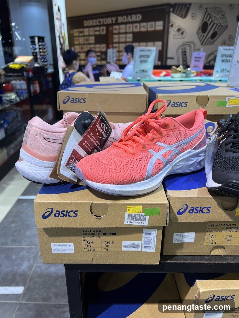 Asics Shoe Display in Store