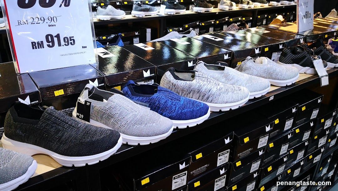 Shoe Display in Retail Store