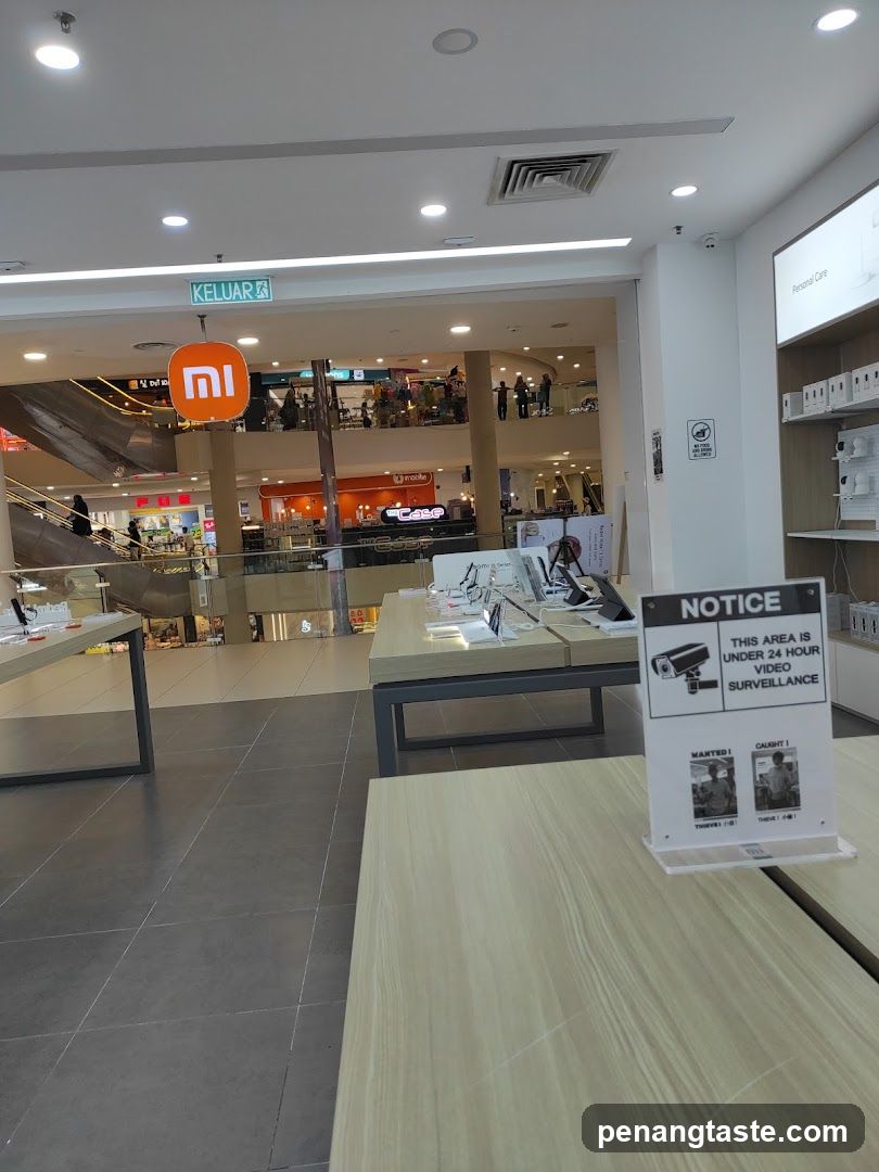 Interior of Xiaomi Store in Mall