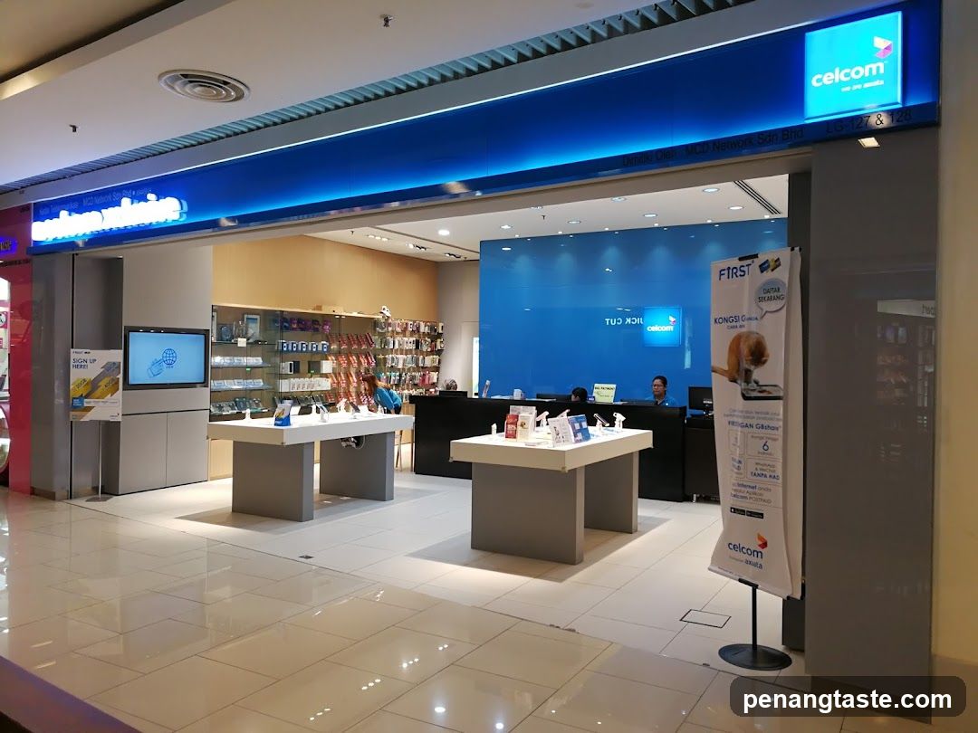 Celcom Store Interior