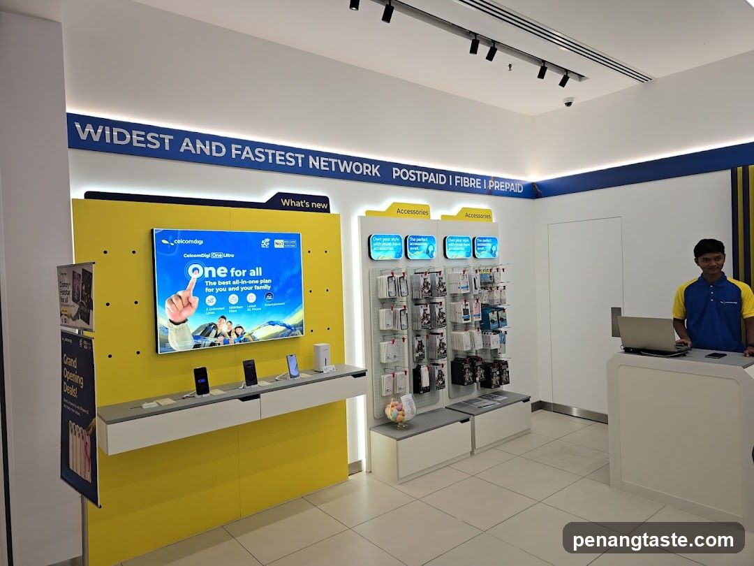 CelcomDigi Store Interior