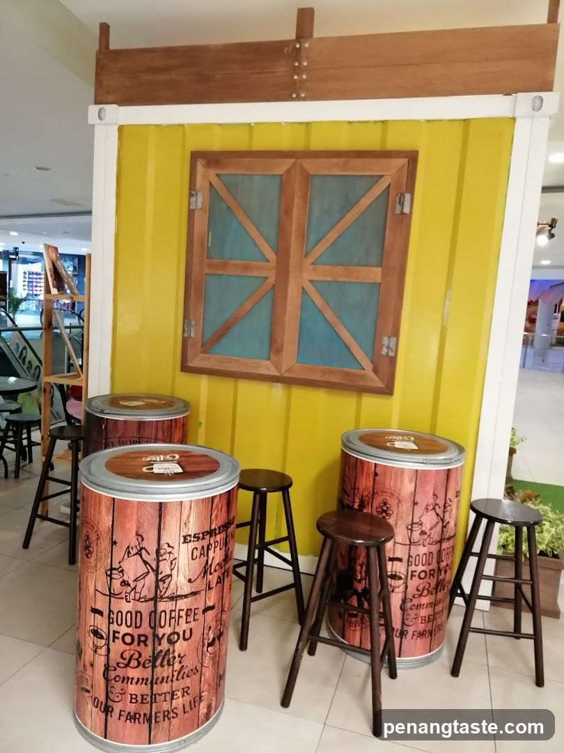 Coffee Shop Interior Display
