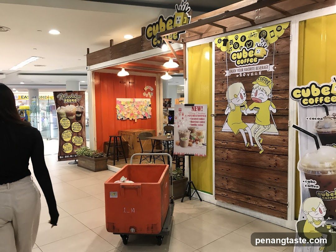 Cube Coffee Shop Entrance