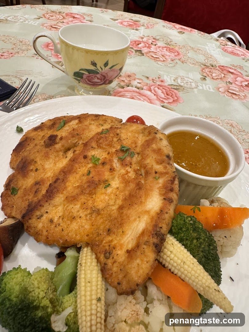 Dinner Plate with Chicken and Vegetables