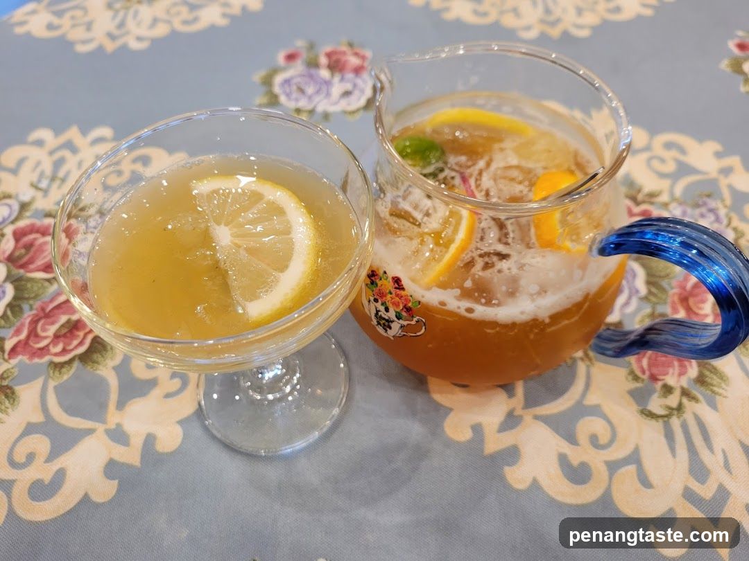 Tabletop with beverages
