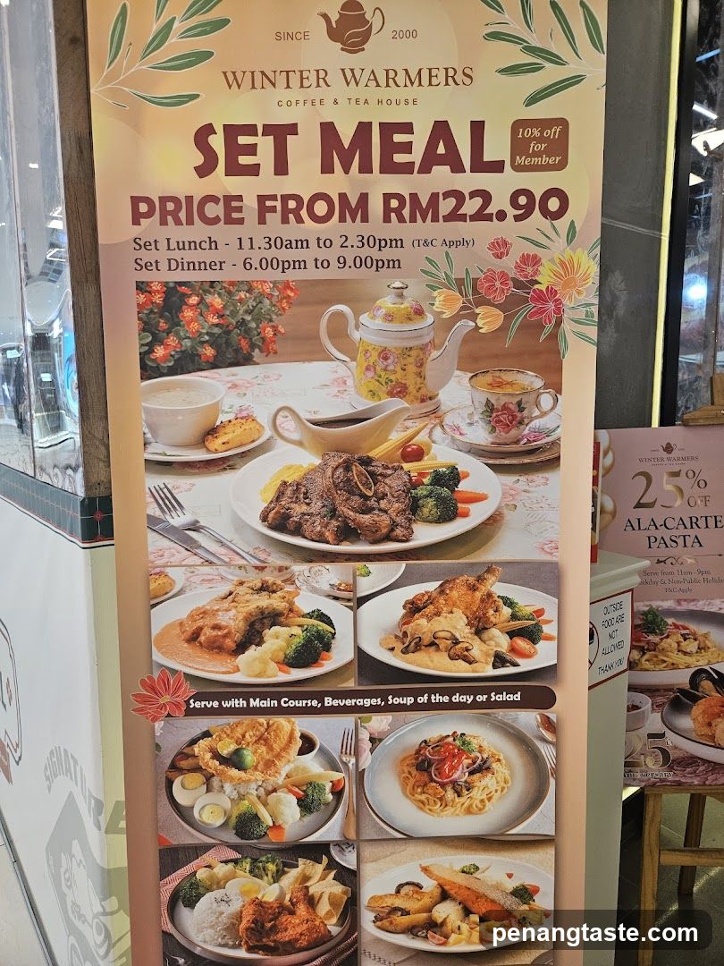 Winter Warmers Coffee & Tea House Set Meal Promotion