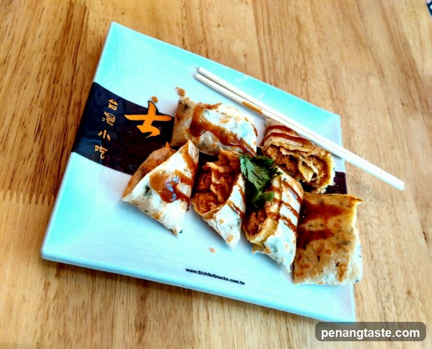 Food Plate with Dumplings