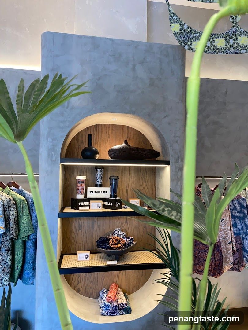 Store Display with Apparel and Decor