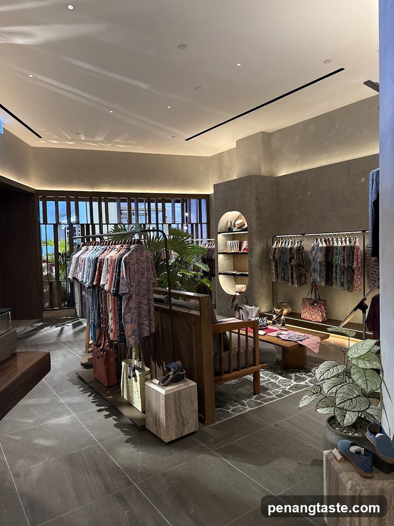 Clothing store interior