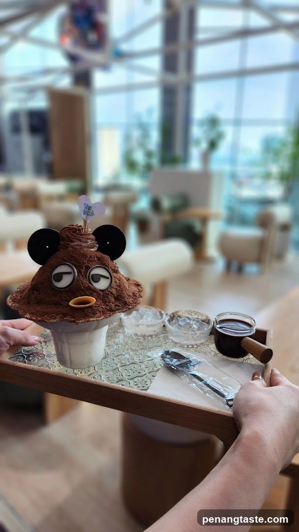 Cafe Interior with Dessert