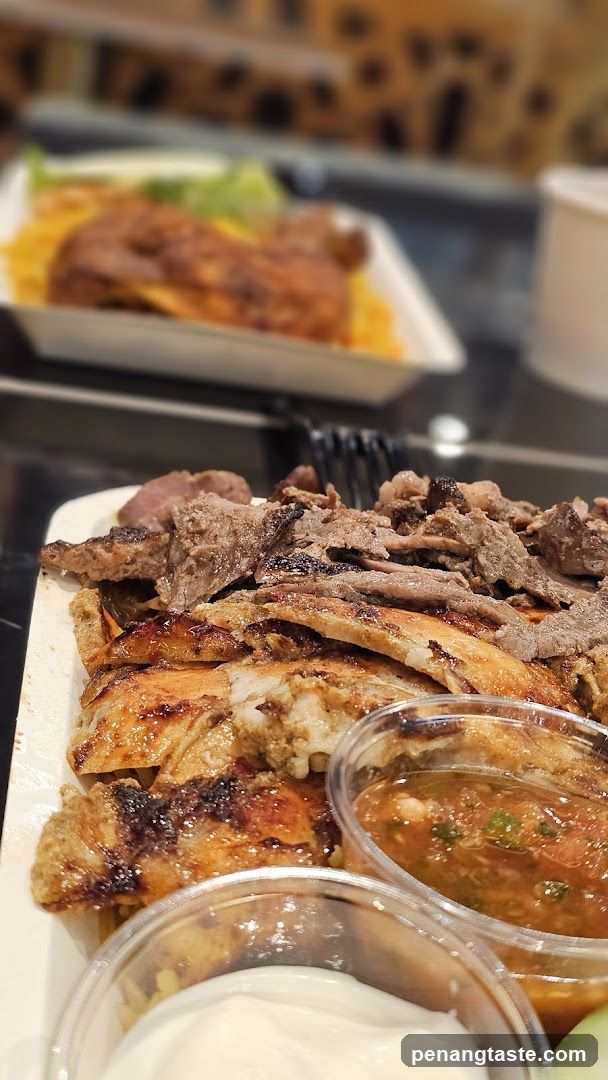 Food Plate in Restaurant Interior