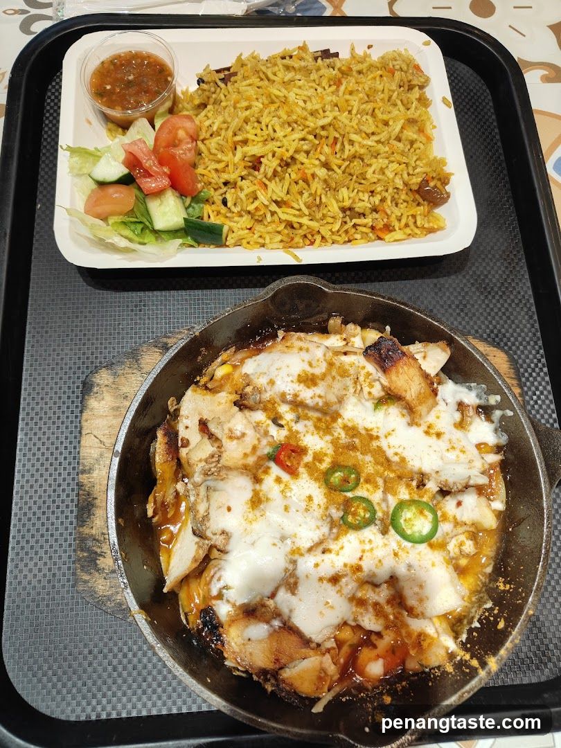 Food served on tray