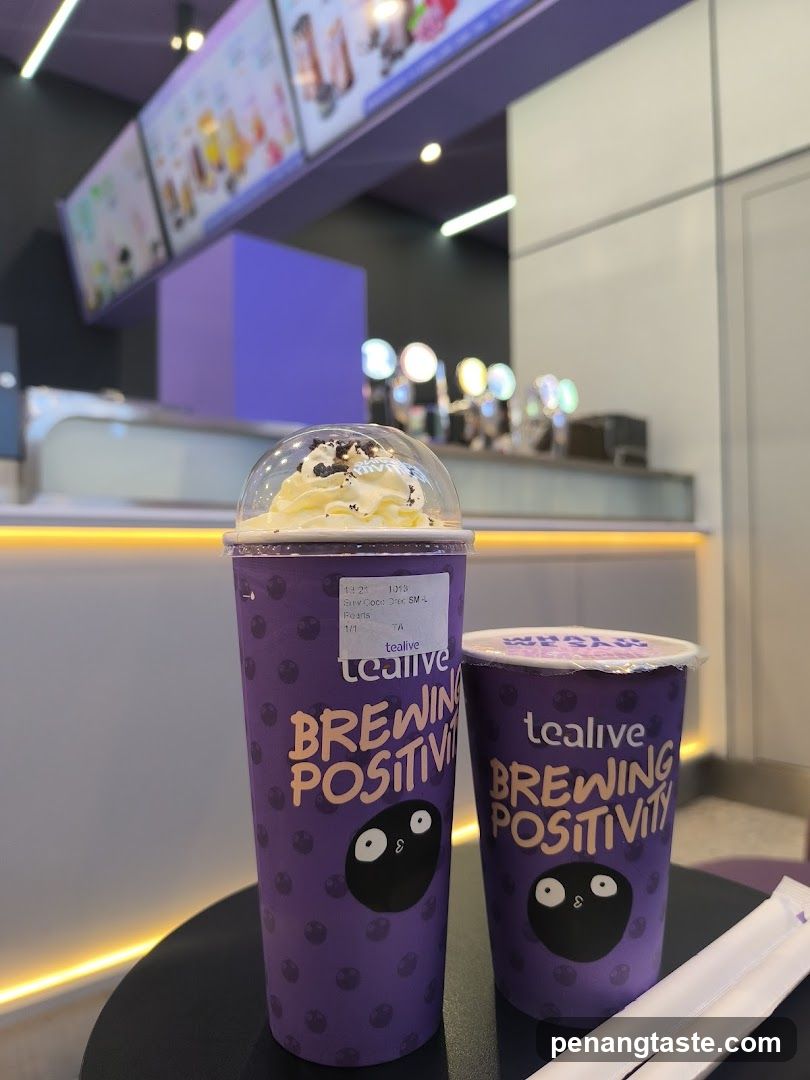 Tealive Brewed Drinks in Store Interior