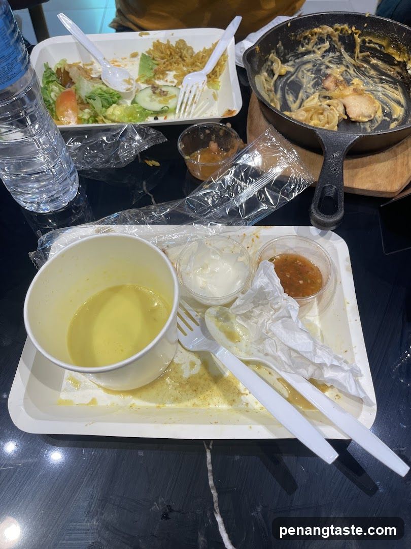 Restaurant Table After Meal