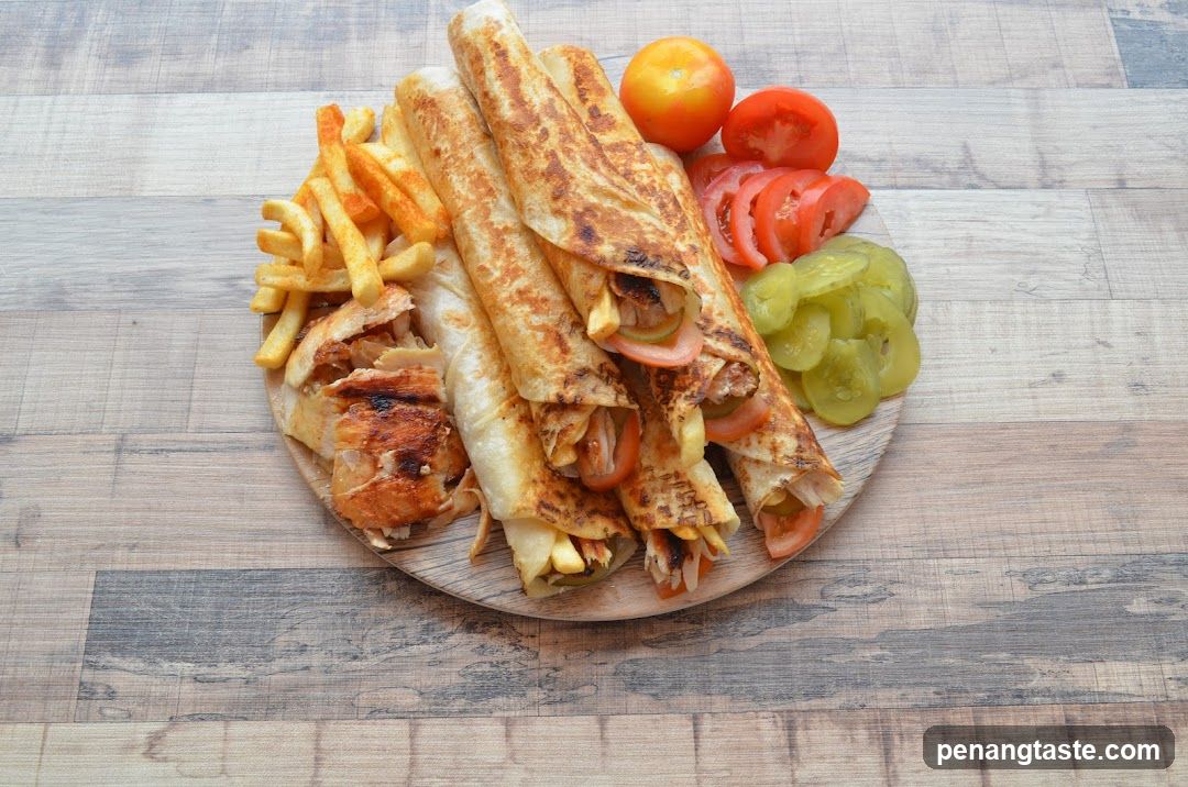 Food Plate on Wooden Surface