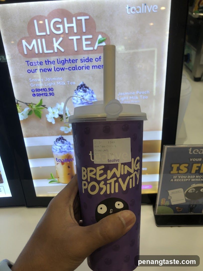 Tealive Light Milk Tea Promotion