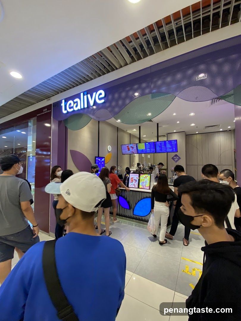 Tealive Storefront Interior