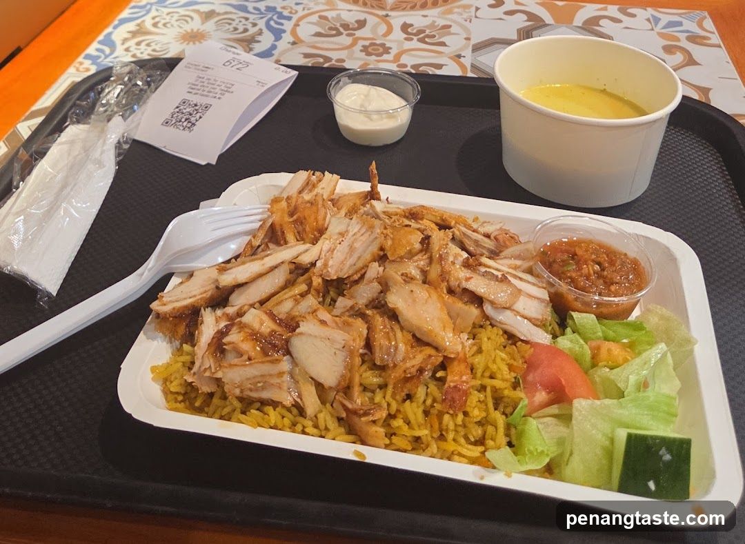 Food Order on Tray