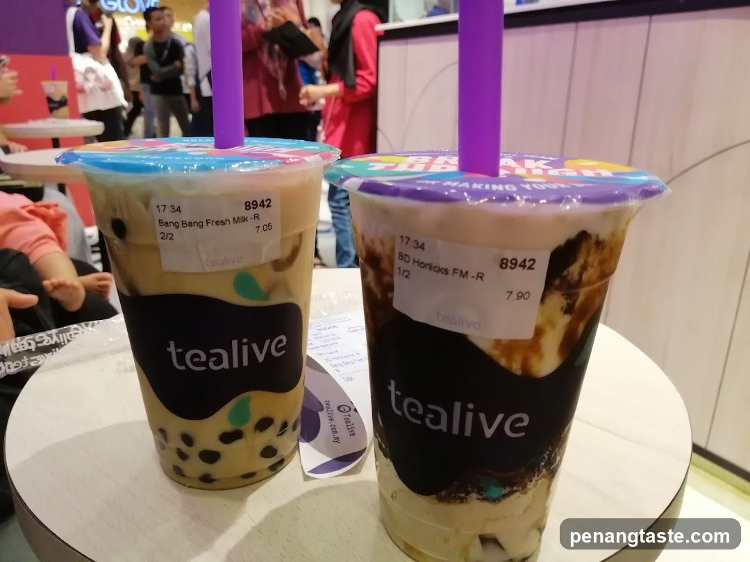 Tealive Bubble Tea Drinks