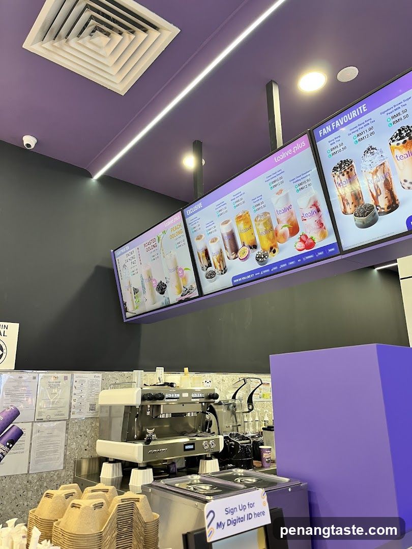 Tealive Plus Store Interior