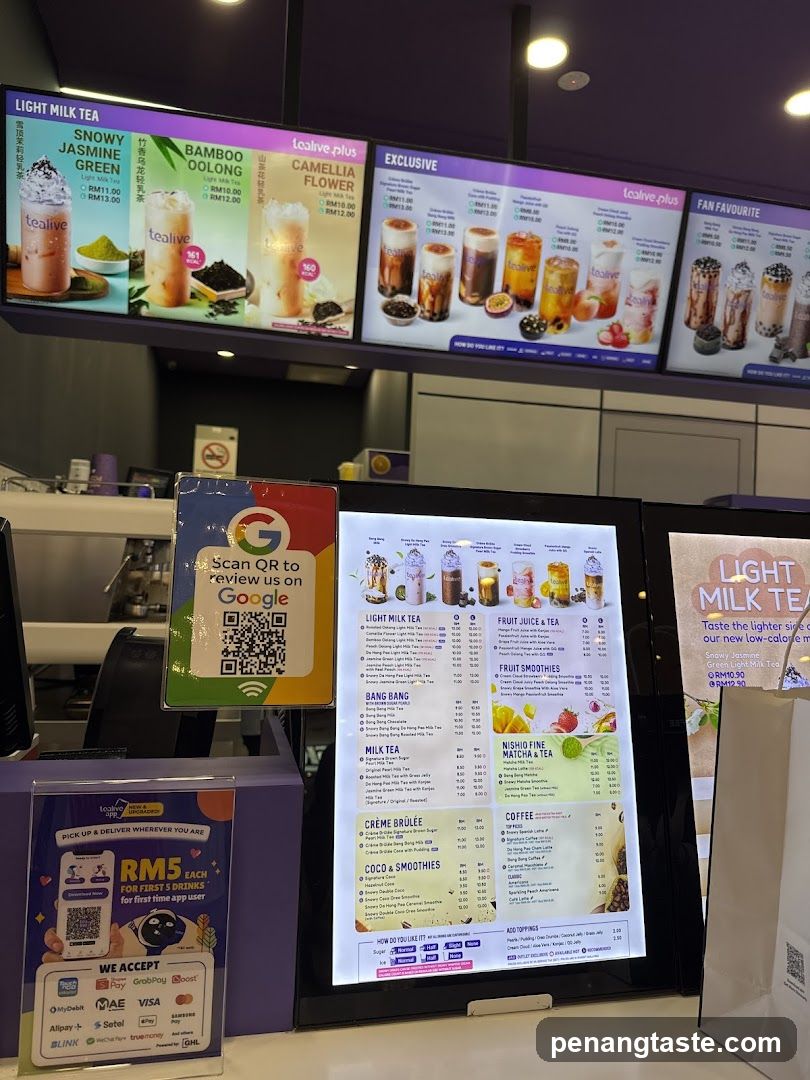 Tealive Plus Store Interior