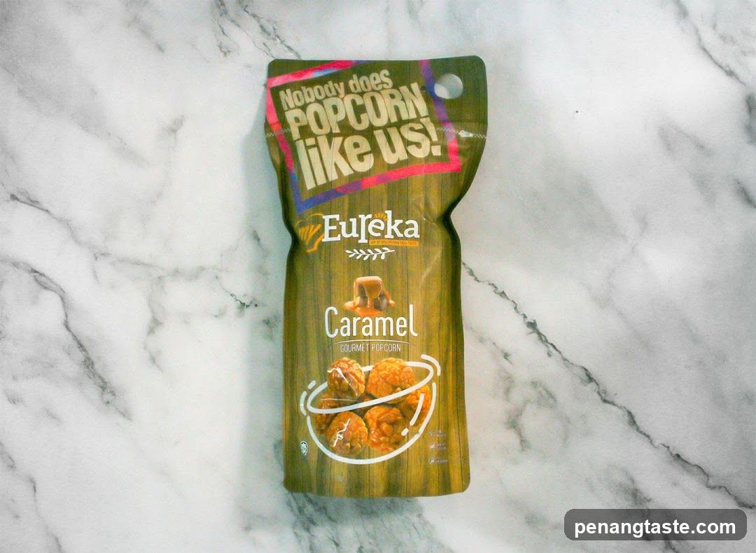 Eujeka Caramel Gourmet Popcorn Package
