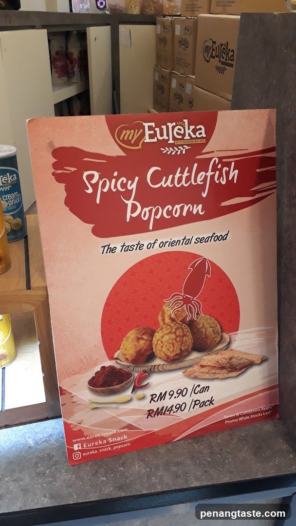 Spicy Cuttlefish Popcorn Advertisement