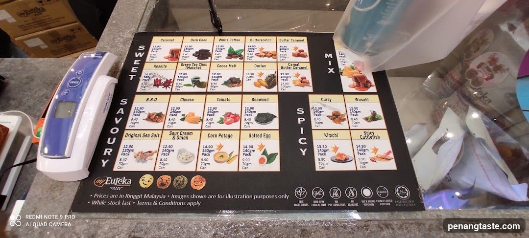 Eujeka Menu