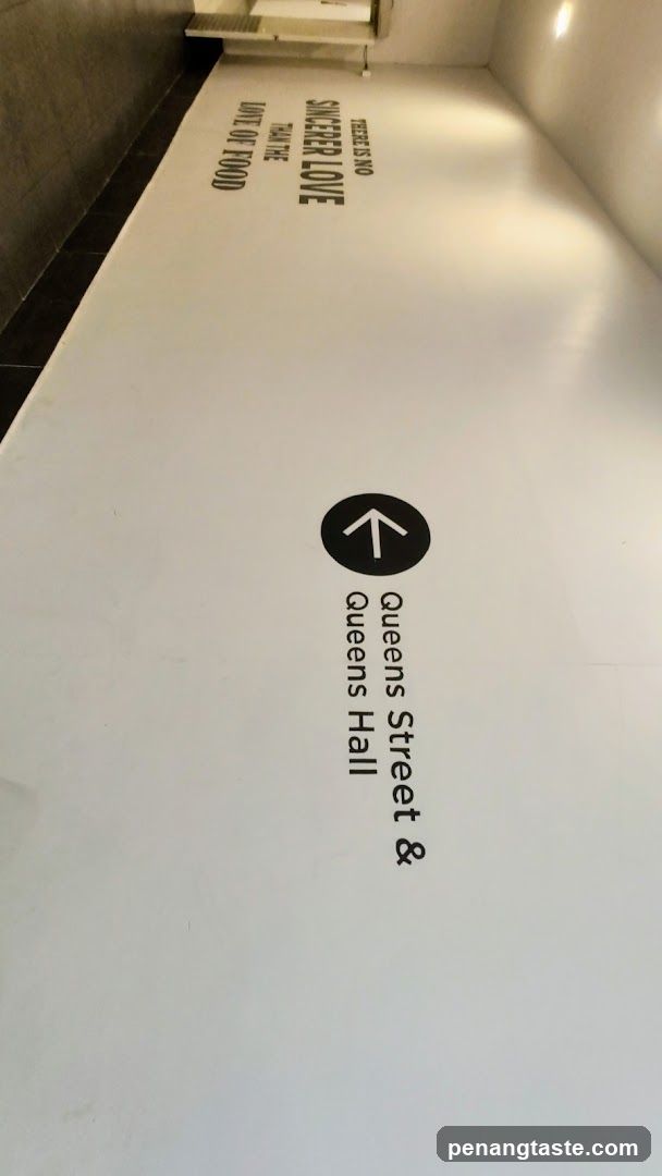 Floor Signage in Indoor Space
