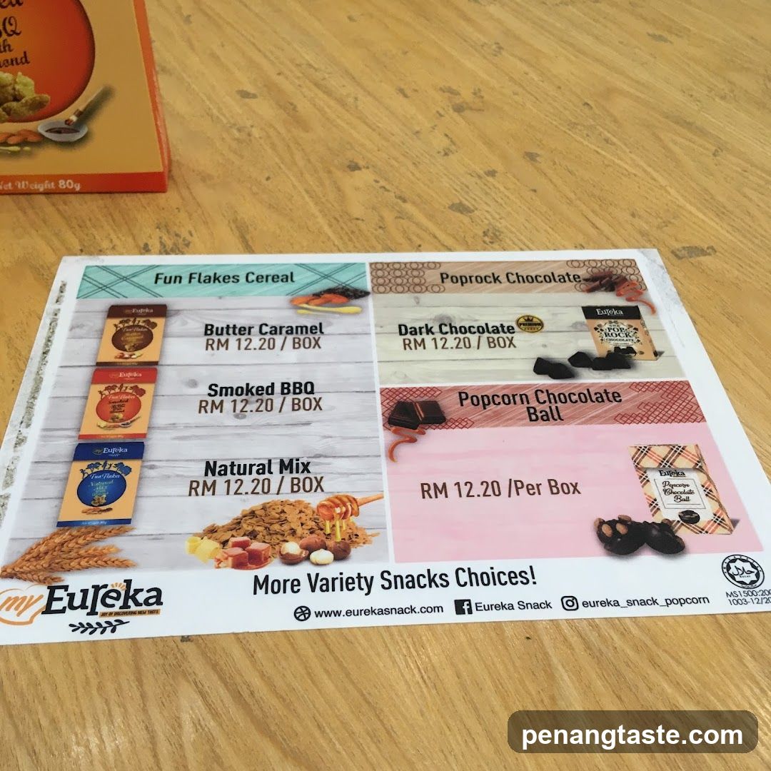 Eujeka Snack Product Catalog
