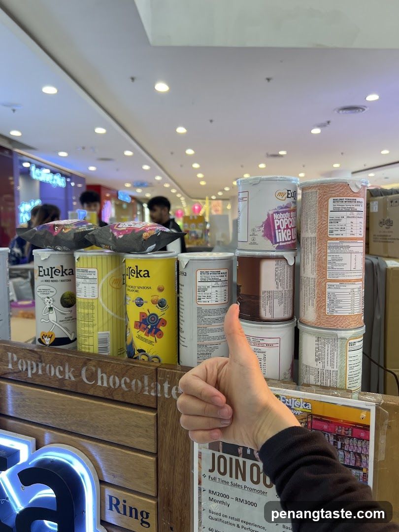 Poprock Chocolate Stand in Mall