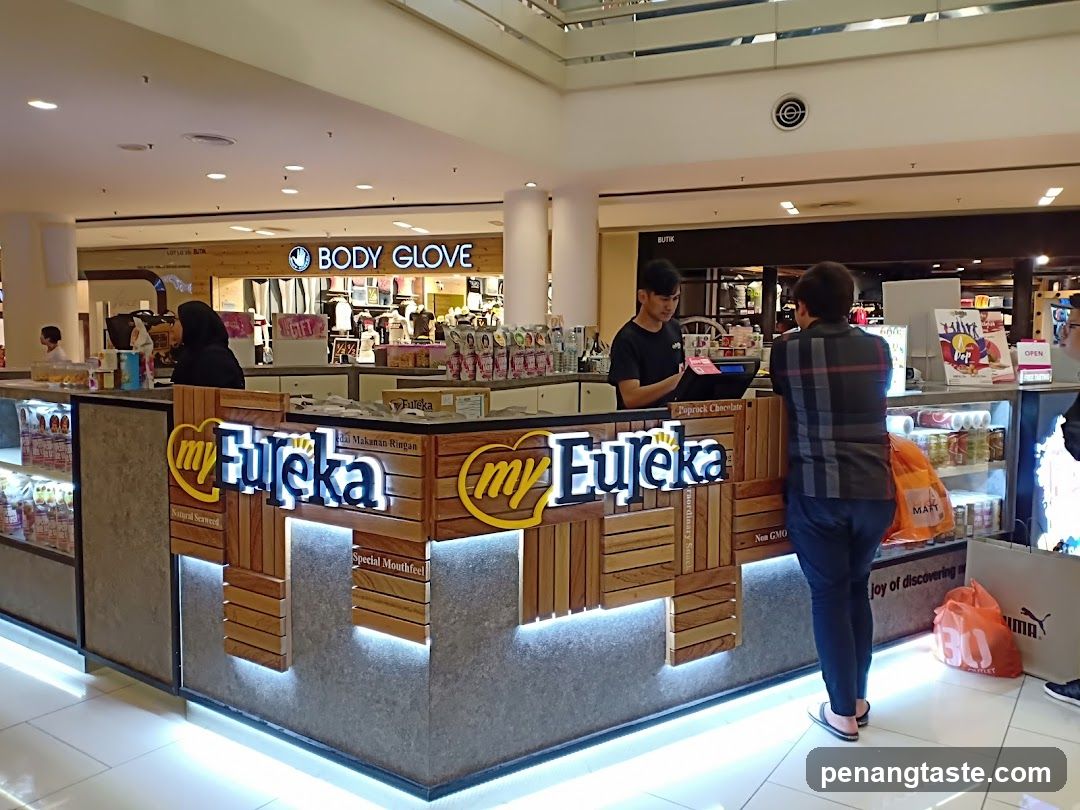 myEureka kiosk in shopping mall