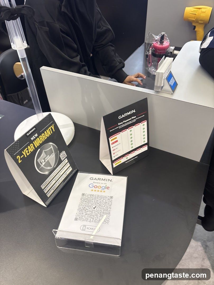 Garmin Store Counter Area