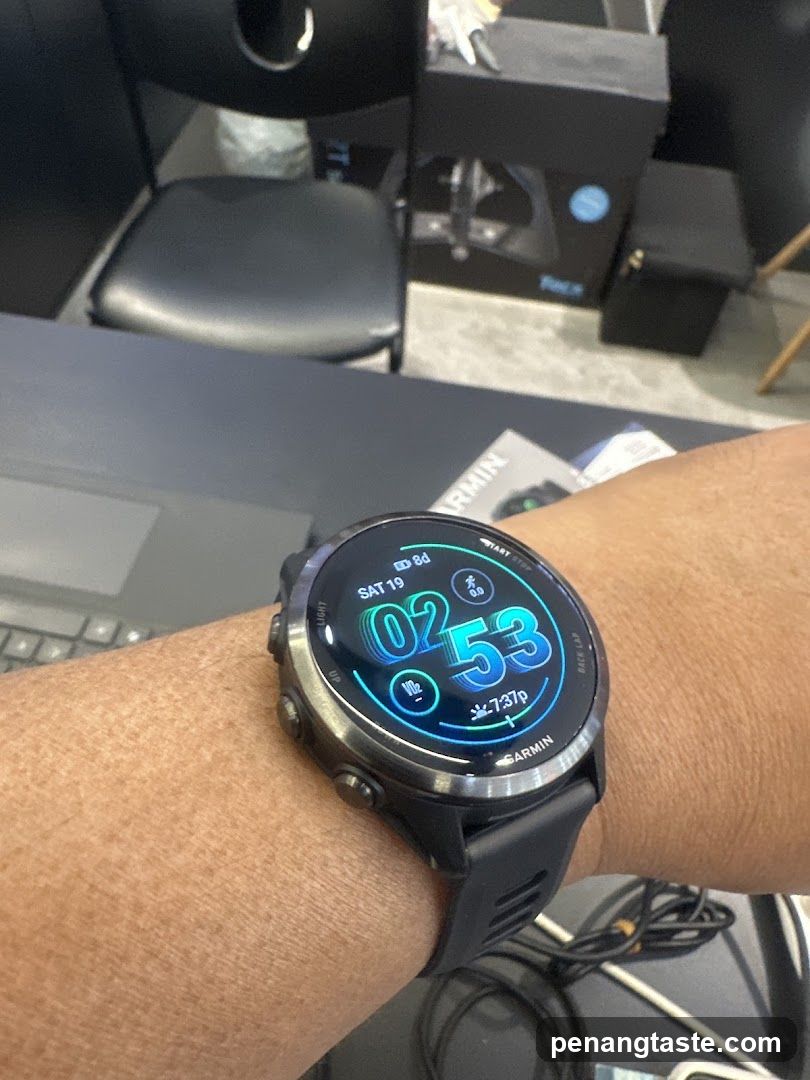 Garmin Watch Display
