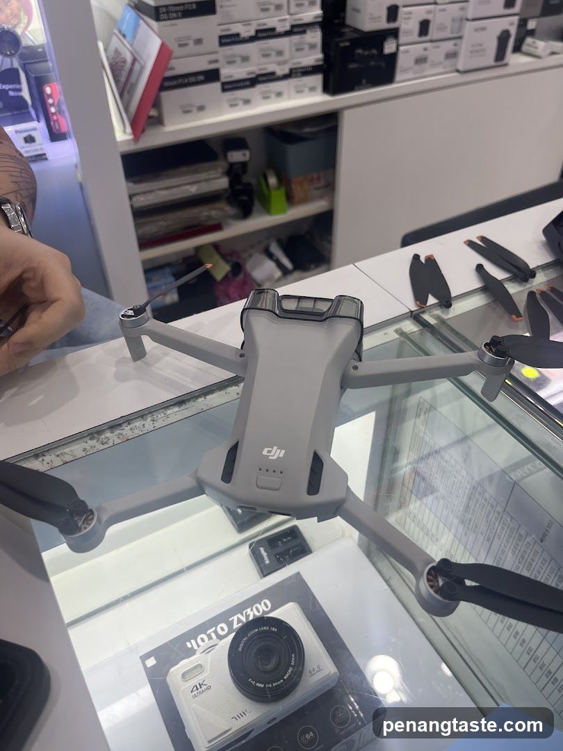 DJI Drone Display in Store