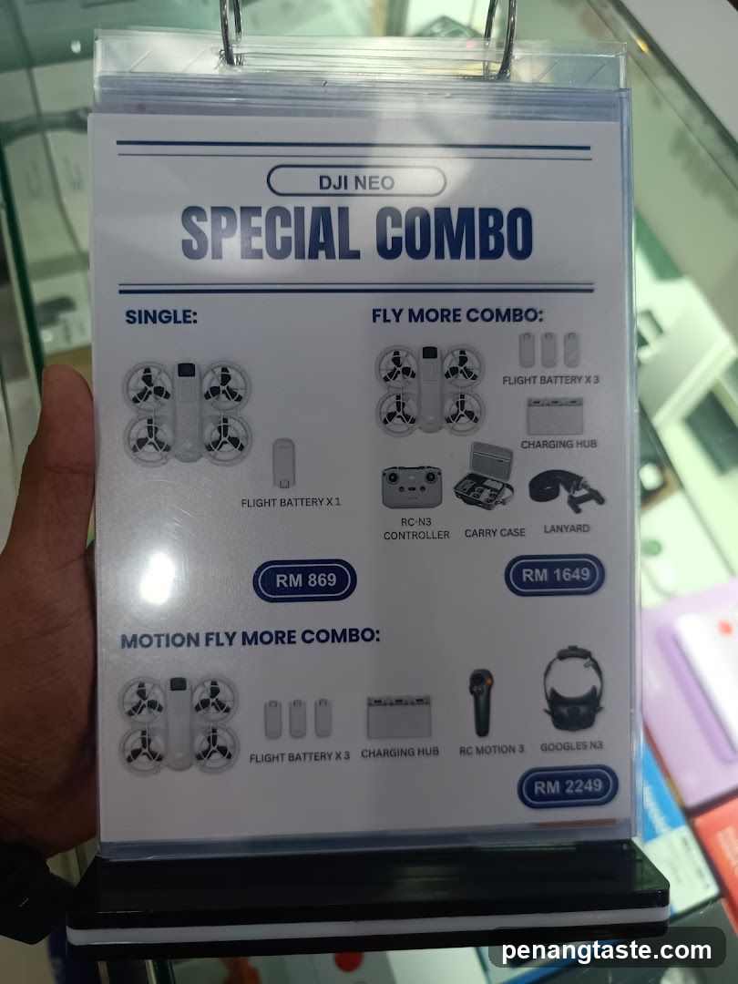 DJI NEO Special Combo Display