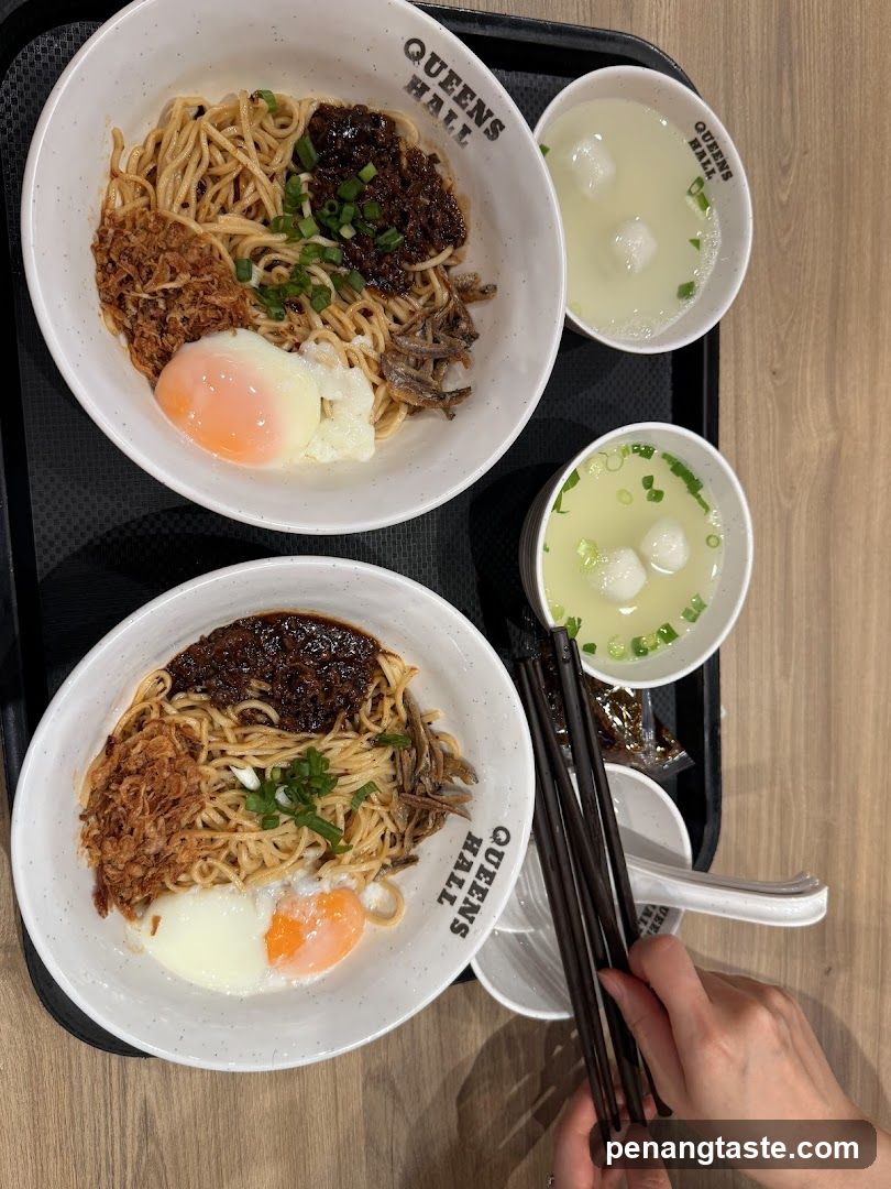 Food served at Queens Hall