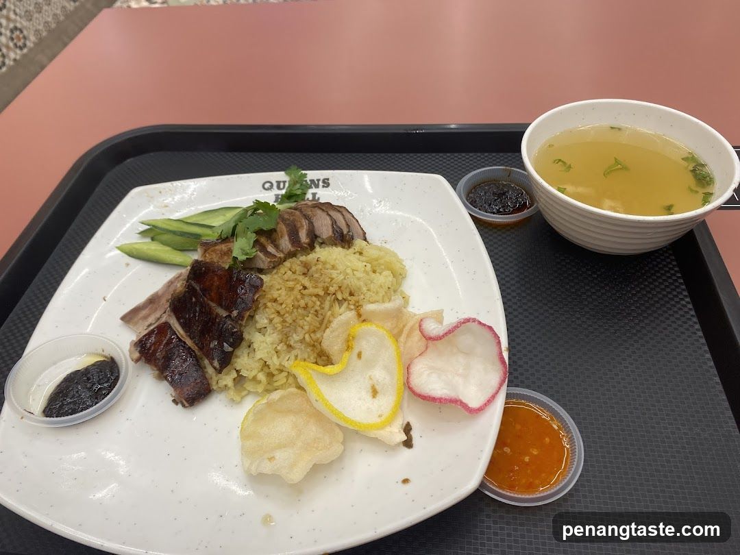 Food served at Queens Hall