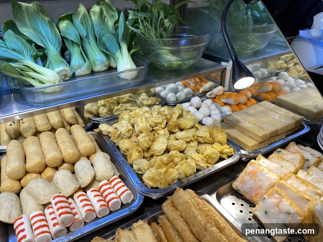 Food stall display