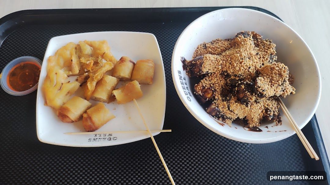 Food on a tray