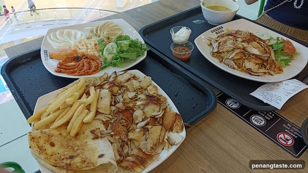 Food served at Queens Grill