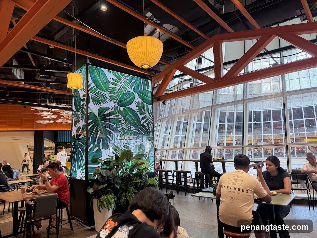Interior of a modern dining space