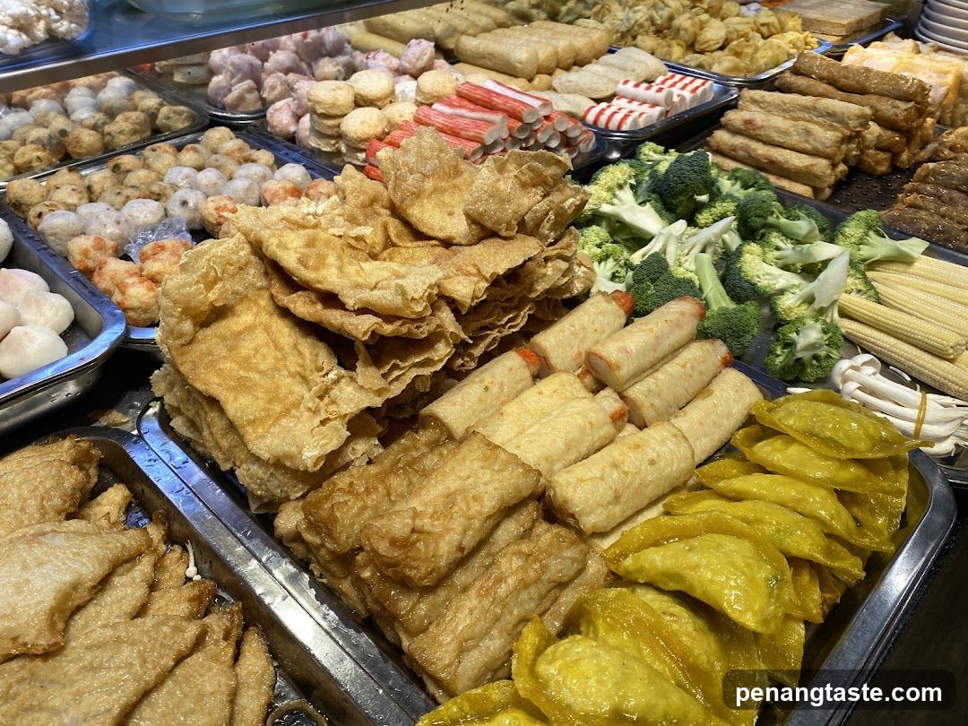Food stall display