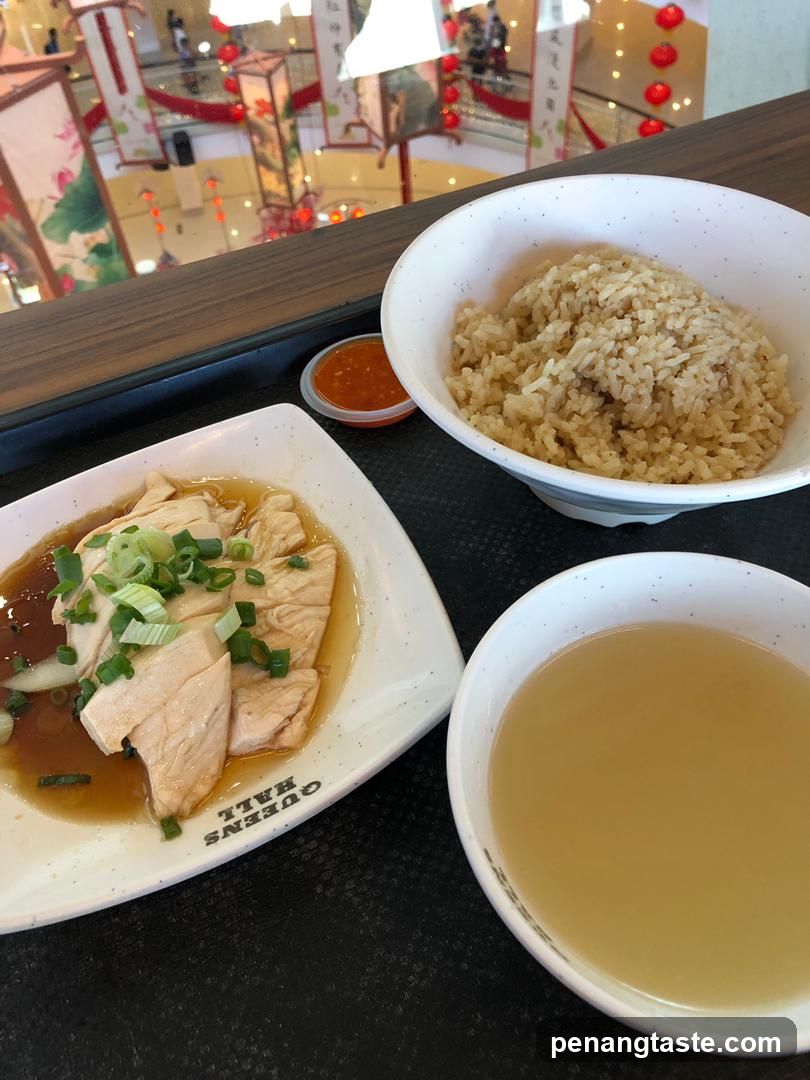 Food served at a restaurant