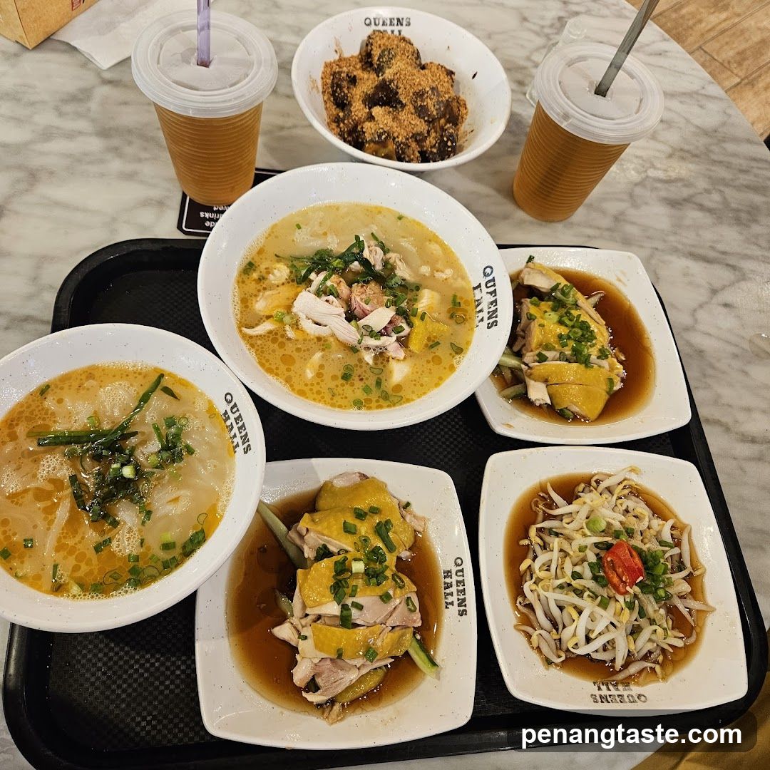 Food served at Queens Hall