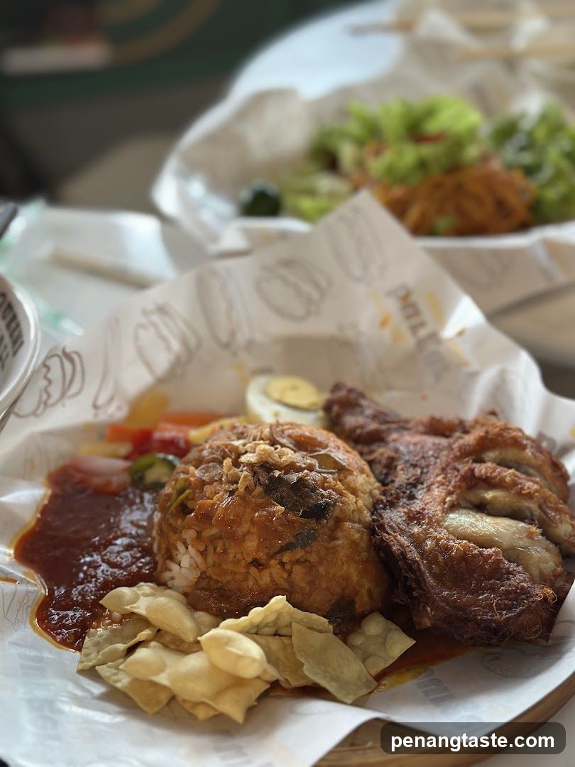 Food served at a restaurant