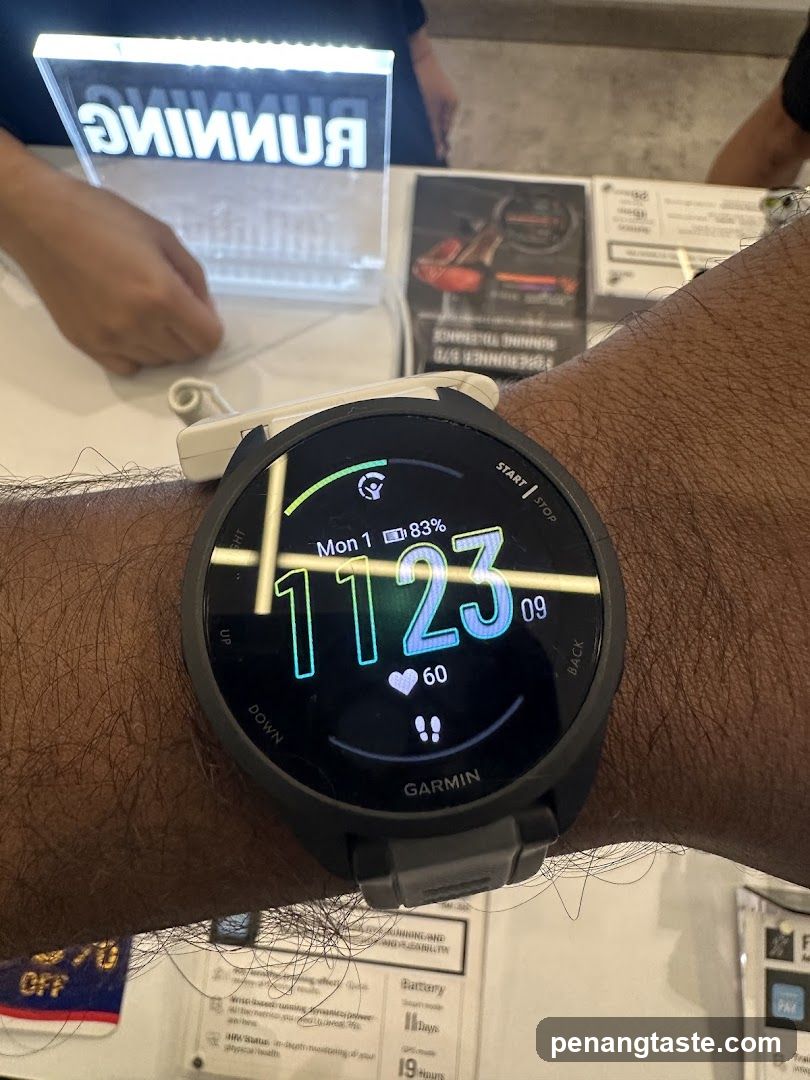 Garmin Watch Display