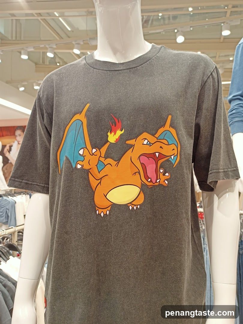 Pokemon T-shirt on mannequin