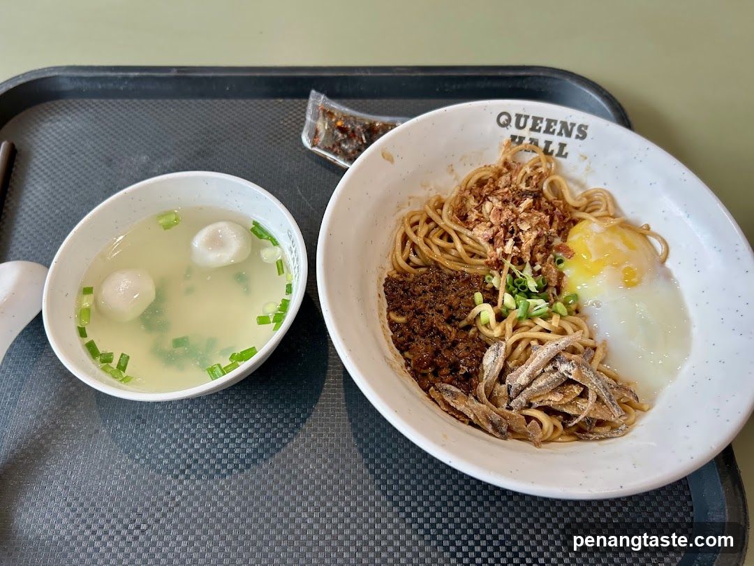 Food served on tray
