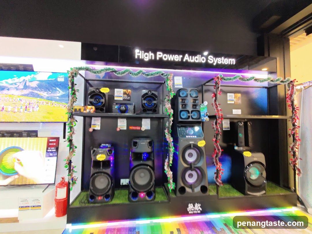 High Power Audio System Display